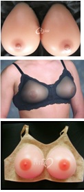 Silicone Breast bras - chicken fillets